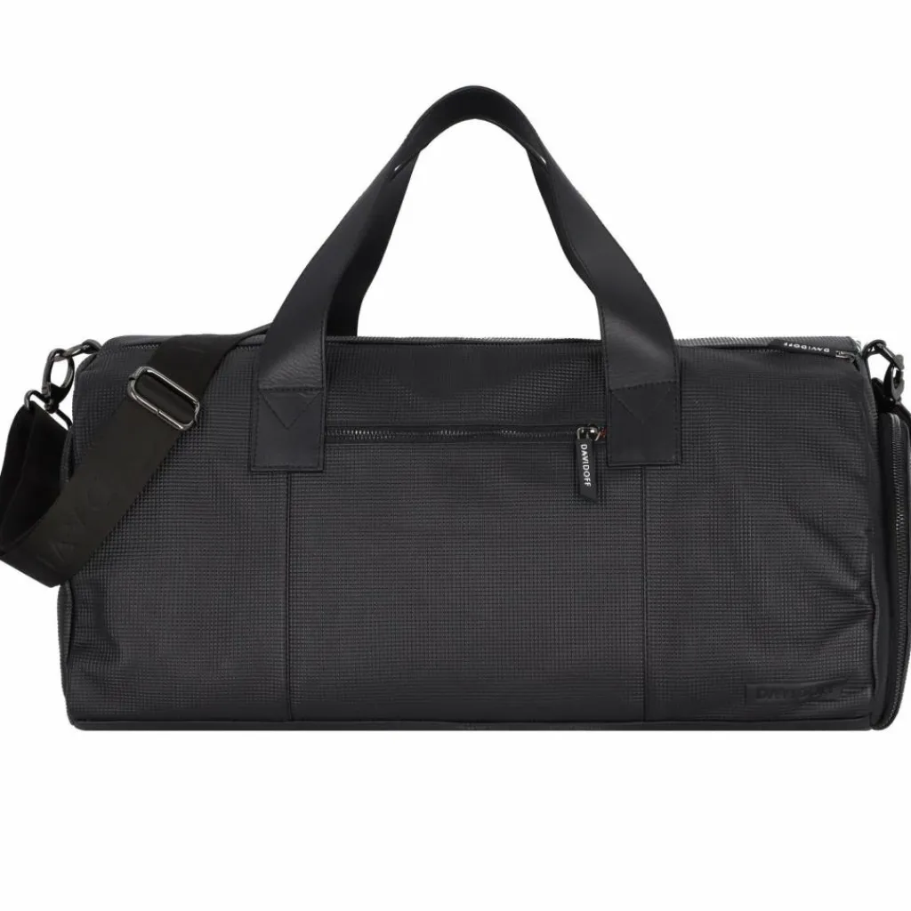 Hot Davidoff Paris Weekender Reisetasche Leder 53 cm schwarz
