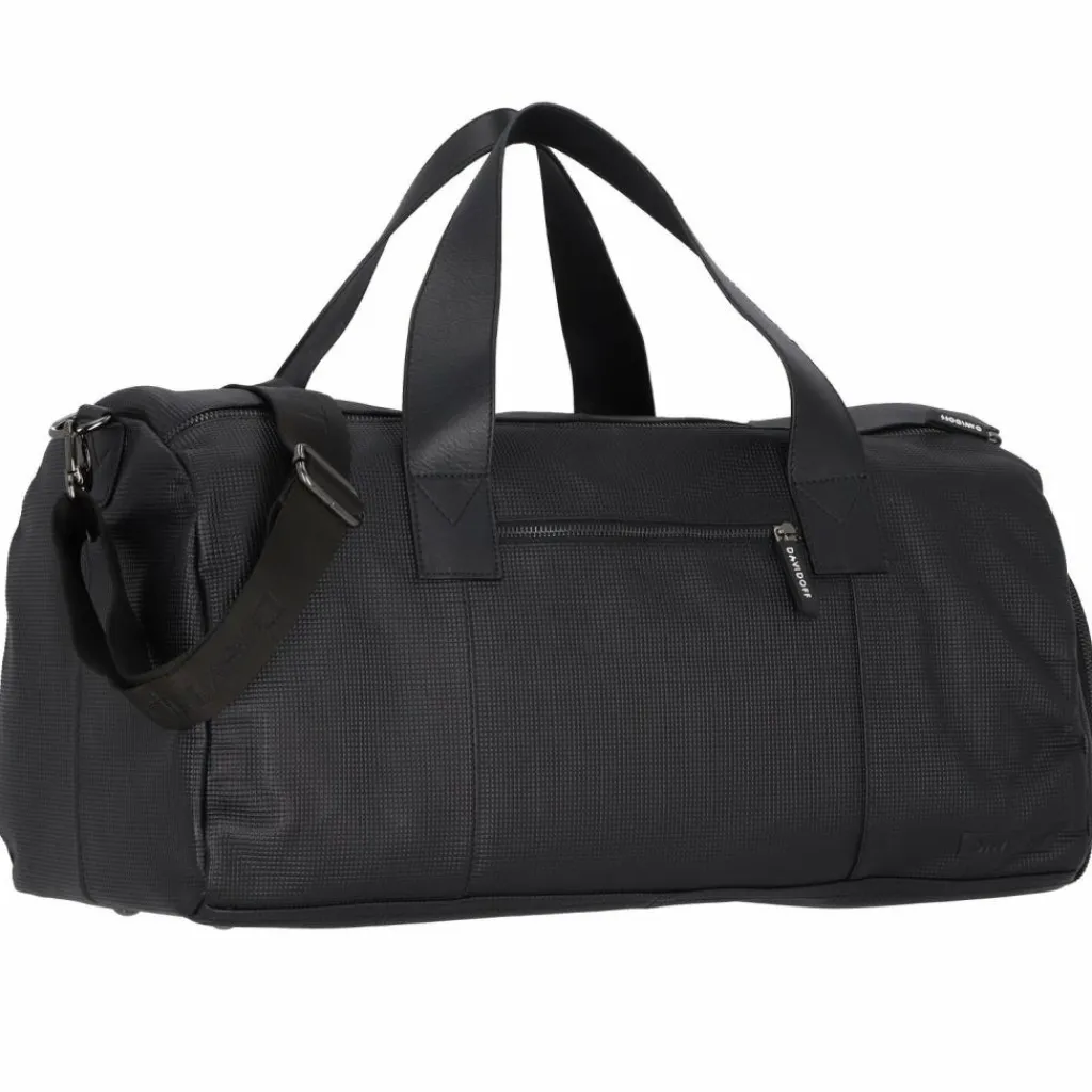 Hot Davidoff Paris Weekender Reisetasche Leder 53 cm schwarz