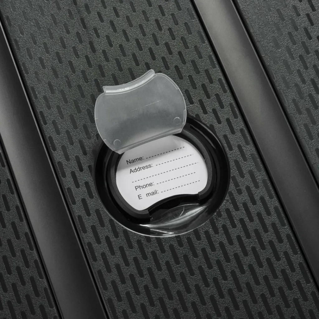 New Delsey Paris Belmont Plus 4 Rollen Trolley M 71 cm schwarz