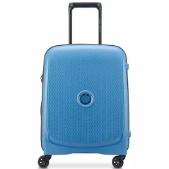 Delsey Paris Hartgepäck Kabinengepäck|4-Rollen Kabinentrolleys<Belmont Plus 4 Rollen Kabinentrolley 55 cm zink blau