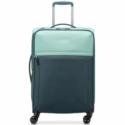 Delsey Paris Weichgepäck|4-Rollen Koffer<Brochant 3 4 Rollen Trolley 67 cm mit Dehnfalte gruen