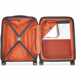 Delsey Paris Hartgepäck Kabinengepäck|4-Rollen Kabinentrolleys<Cactus 4-Rollen Kabinentrolley Slim Line 55 cm blau