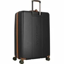 Discount Delsey Paris Cadence 4 Rollen Trolley 82 cm mit Dehnfalte schwarz