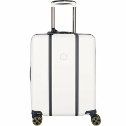 Delsey Paris Hartgepäck Kabinengepäck|4-Rollen Kabinentrolleys<Cadence 4 Rollen Kabinentrolley 55 cm mit Dehnfalte elfenbein-blau