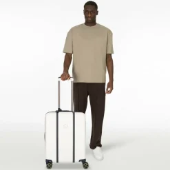 Delsey Paris Hartgepäck Kabinengepäck|4-Rollen Kabinentrolleys<Cadence 4 Rollen Kabinentrolley 55 cm mit Dehnfalte elfenbein-blau