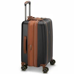 Delsey Paris Hartgepäck Kabinengepäck|4-Rollen Kabinentrolleys<Cadence 4 Rollen Kabinentrolley 55 cm mit Dehnfalte schwarz
