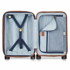 Delsey Paris Hartgepäck Kabinengepäck|4-Rollen Kabinentrolleys<Cadence 4 Rollen Kabinentrolley 55 cm mit Dehnfalte schwarz