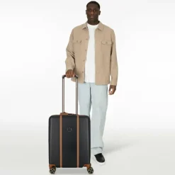 Delsey Paris Hartgepäck Kabinengepäck|4-Rollen Kabinentrolleys<Cadence 4 Rollen Kabinentrolley 55 cm mit Dehnfalte schwarz