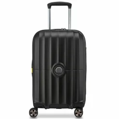 Best Delsey Paris Carrousel 2 4 Rollen Kabinentrolley 55 cm mit Dehnfalte schwarz