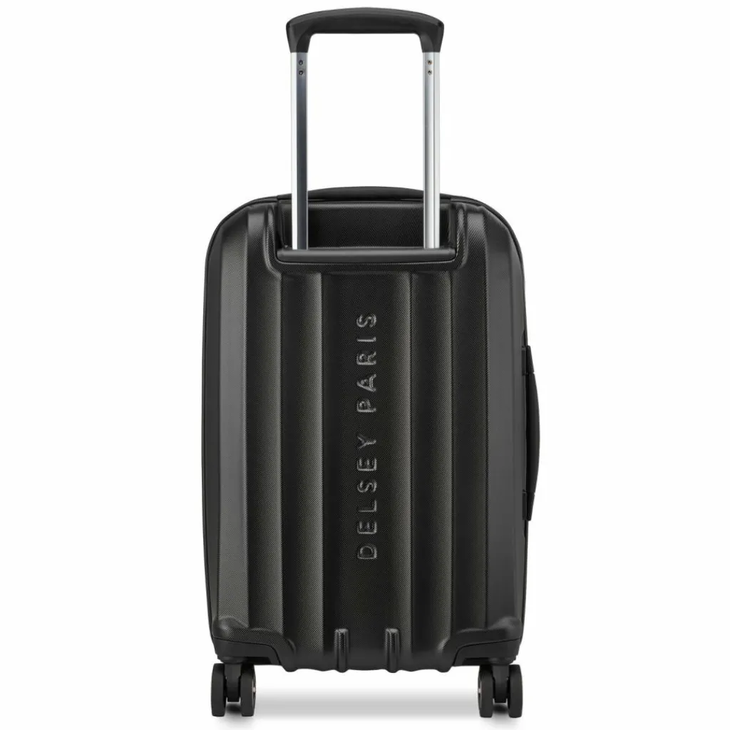 Best Delsey Paris Carrousel 2 4 Rollen Kabinentrolley 55 cm mit Dehnfalte schwarz