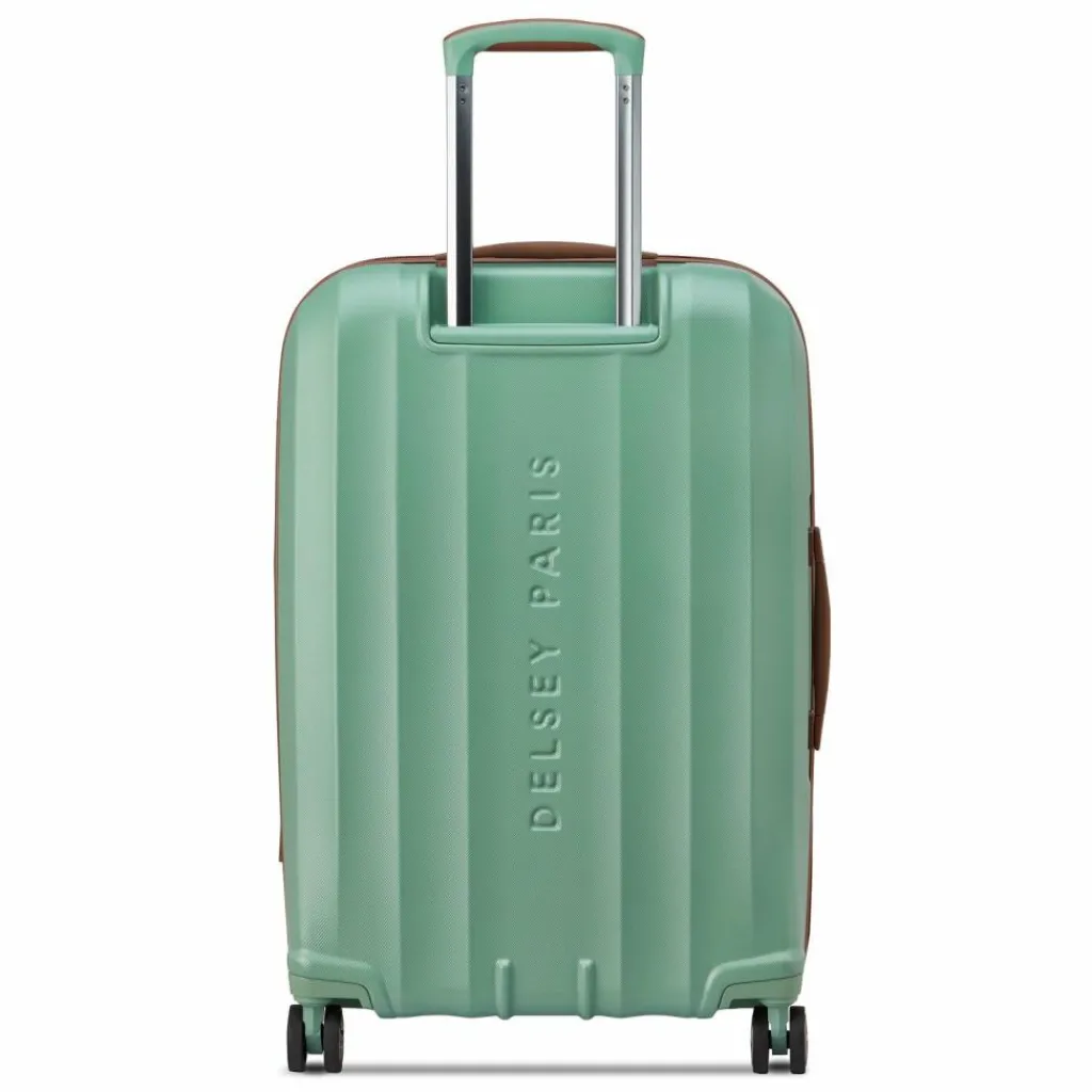 Clearance Delsey Paris Carrousel 2 4 Rollen Trolley 68 cm mit Dehnfalte sage green