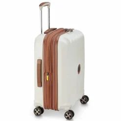 Hot Delsey Paris Carrousel 2 4 Rollen Kabinentrolley 55 cm mit Dehnfalte off white