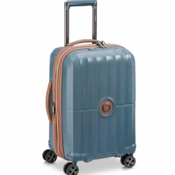 Delsey Paris Hartgepäck Kabinengepäck|4-Rollen Kabinentrolleys<Carrousel 4 Rollen Kabinentrolley 55 cm meerblau