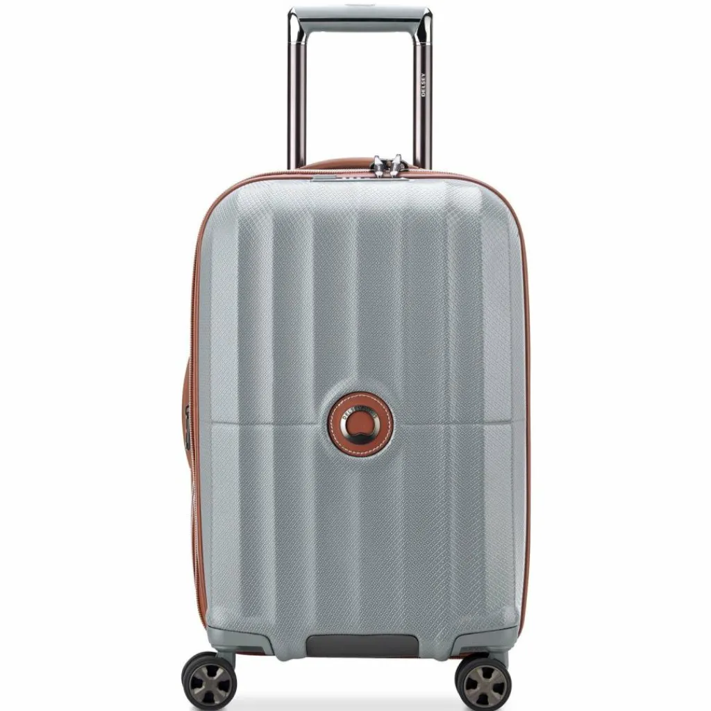 Hot Delsey Paris Carrousel 4 Rollen Kabinentrolley 55 cm platin