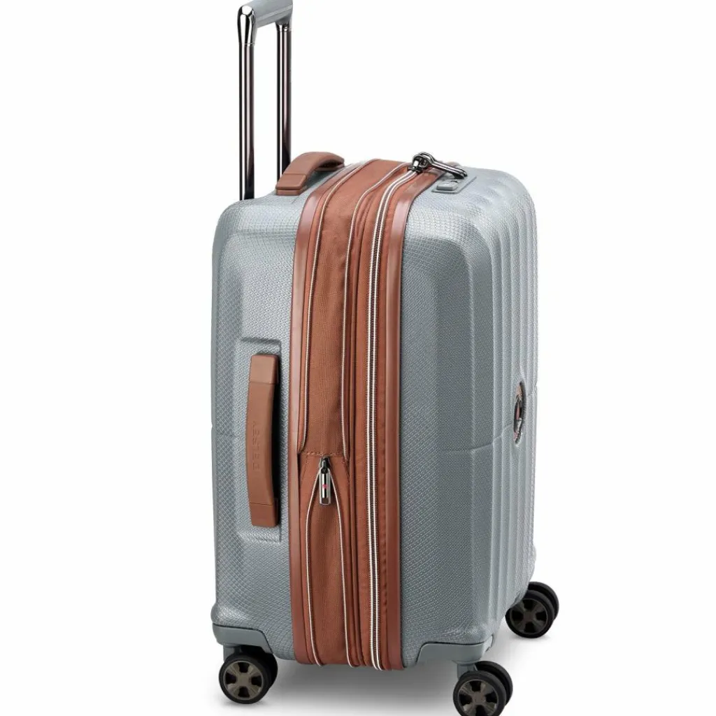 Hot Delsey Paris Carrousel 4 Rollen Kabinentrolley 55 cm platin