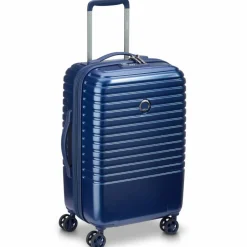 Delsey Paris Caumartin 4-Doppelrollen Kabinentrolley 55 cm stahlblau