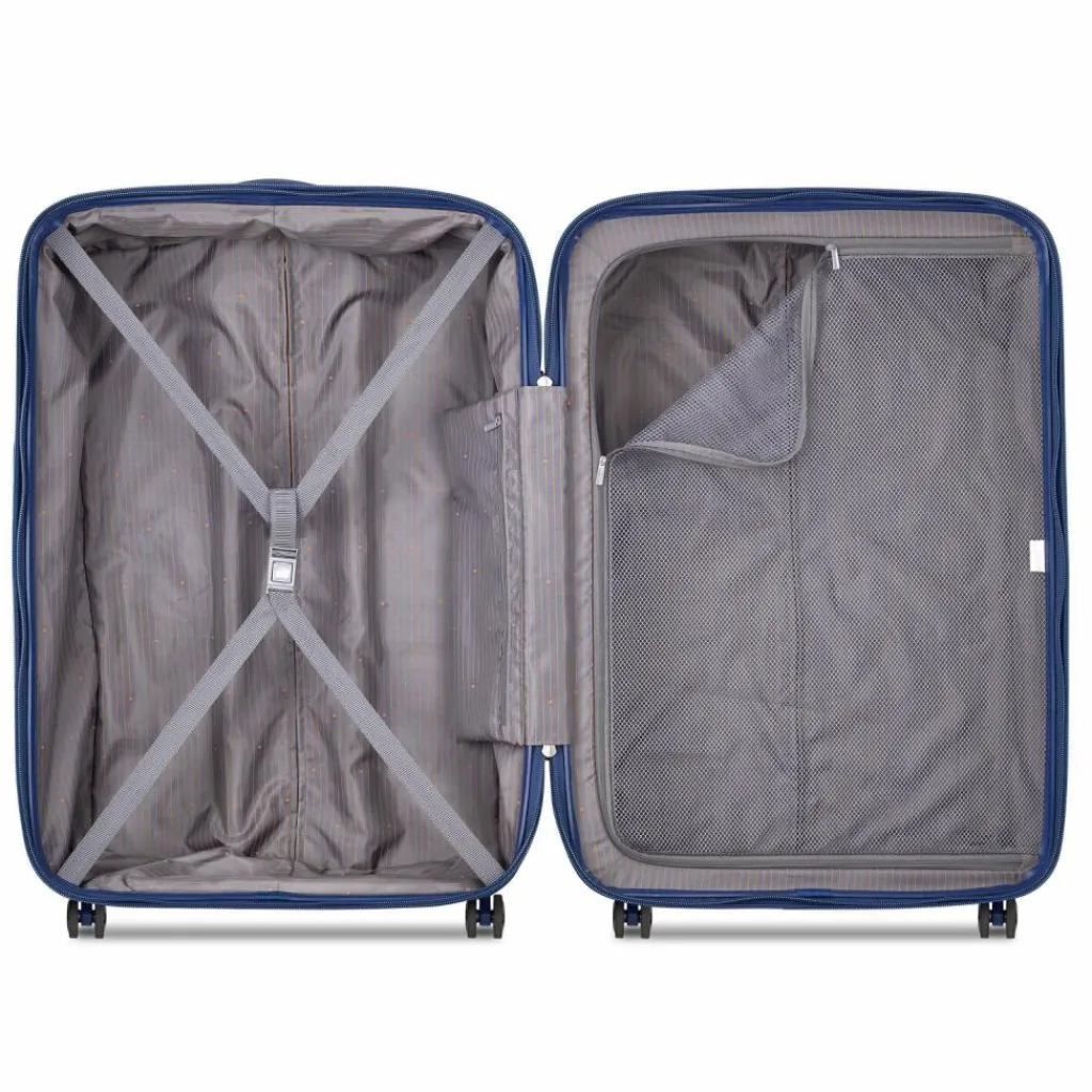 Outlet Delsey Paris Caumartin 4-Doppelrollen Trolley 76 cm stahlblau