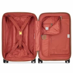 Delsey Paris Hartgepäck Kabinengepäck|4-Rollen Kabinentrolleys<Chatelet Air 2.0 4-Rollen Kabinentrolley 55 cm mit Dehnfalte braun