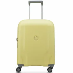 Clearance Delsey Paris Clavel 4 Rollen Kabinentrolley 55 cm hellgelb