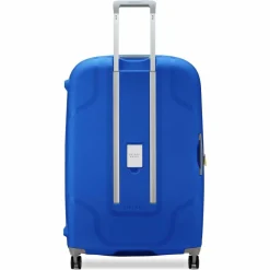 Clearance Delsey Paris Clavel 4-Rollen Trolley 83 cm mit Dehnfalte blau