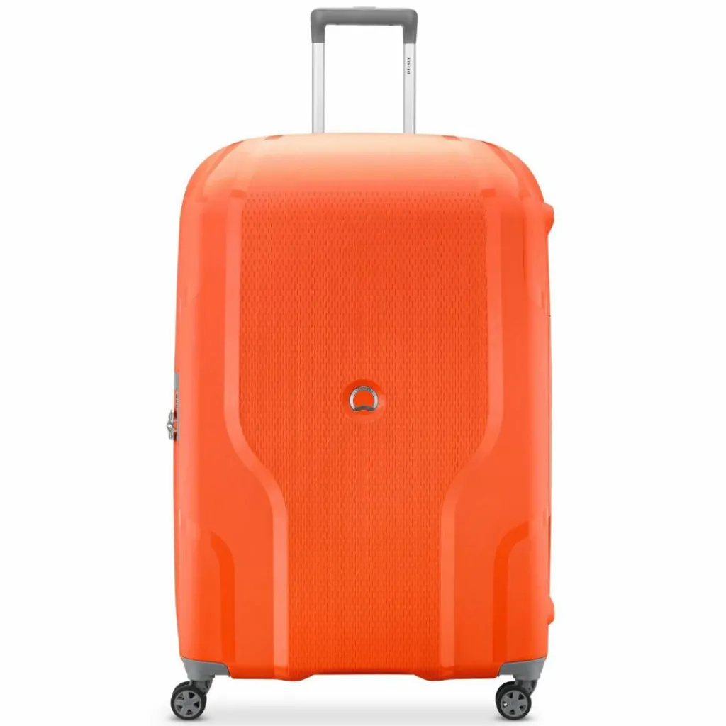 Outlet Delsey Paris Clavel 4-Rollen Trolley 83 cm mit Dehnfalte orange