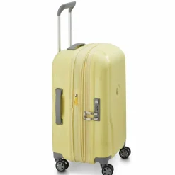 Discount Delsey Paris Clavel 4-Rollen Kabinentrolley 55 cm mit Dehnfalte hellgelb