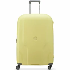 Delsey Paris 4-Rollen Koffer|Hartgepäck<Clavel 4-Rollen Trolley 76 cm mit Dehnfalte hellgelb