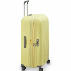 Delsey Paris 4-Rollen Koffer|Hartgepäck<Clavel 4-Rollen Trolley 76 cm mit Dehnfalte hellgelb