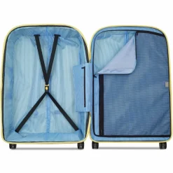 Delsey Paris 4-Rollen Koffer|Hartgepäck<Clavel 4-Rollen Trolley 76 cm mit Dehnfalte hellgelb