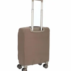 Delsey Paris Weichgepäck Kabinengepäck|4-Rollen Kabinentrolleys<Helium DLX 4-Rollen Kabinentrolley Slim Line 55 cm mokka