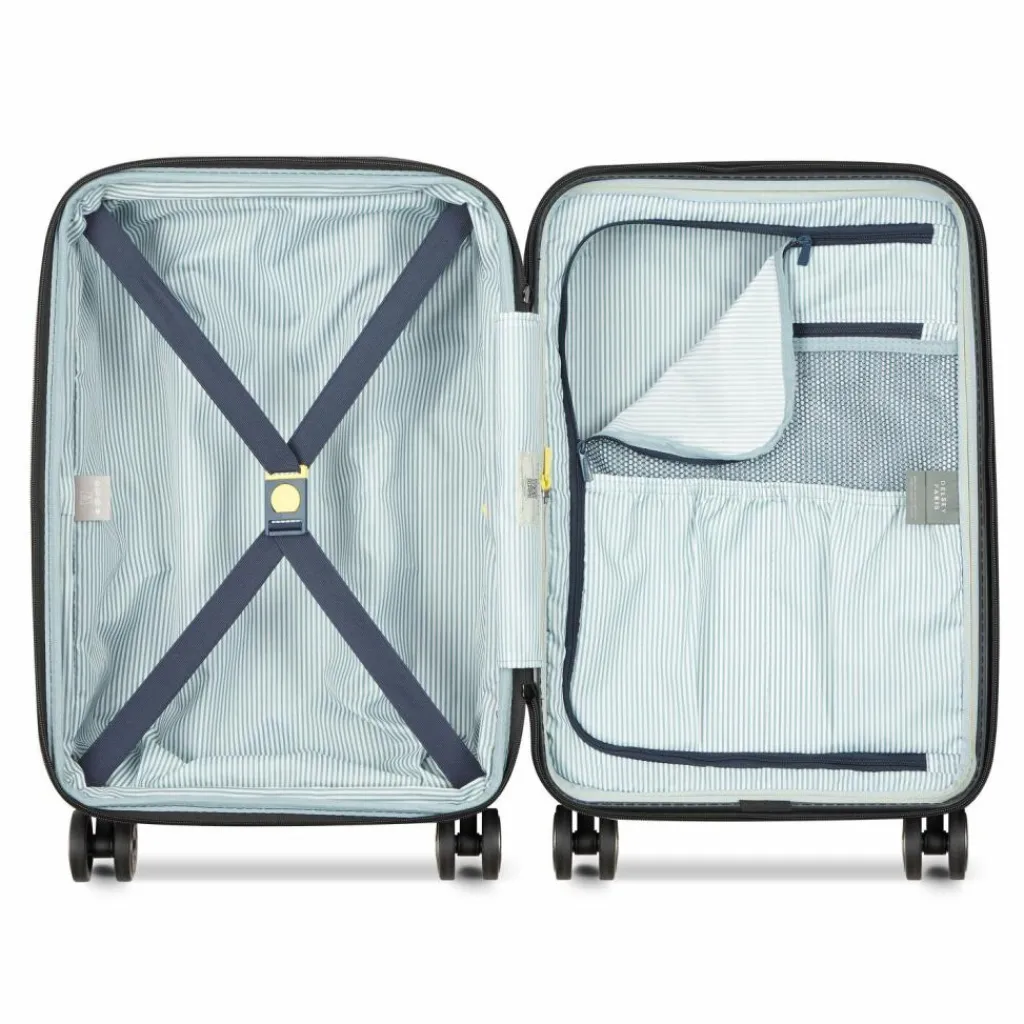 Delsey Paris 4-Rollen Kabinentrolleys|Hartgepäck<Longitude 4 Rollen Kabinentrolley 55 cm mit Dehnfalte anthrazit