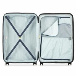 Outlet Delsey Paris Longitude 4 Rollen Trolley 76 cm mit Dehnfalte anthrazit