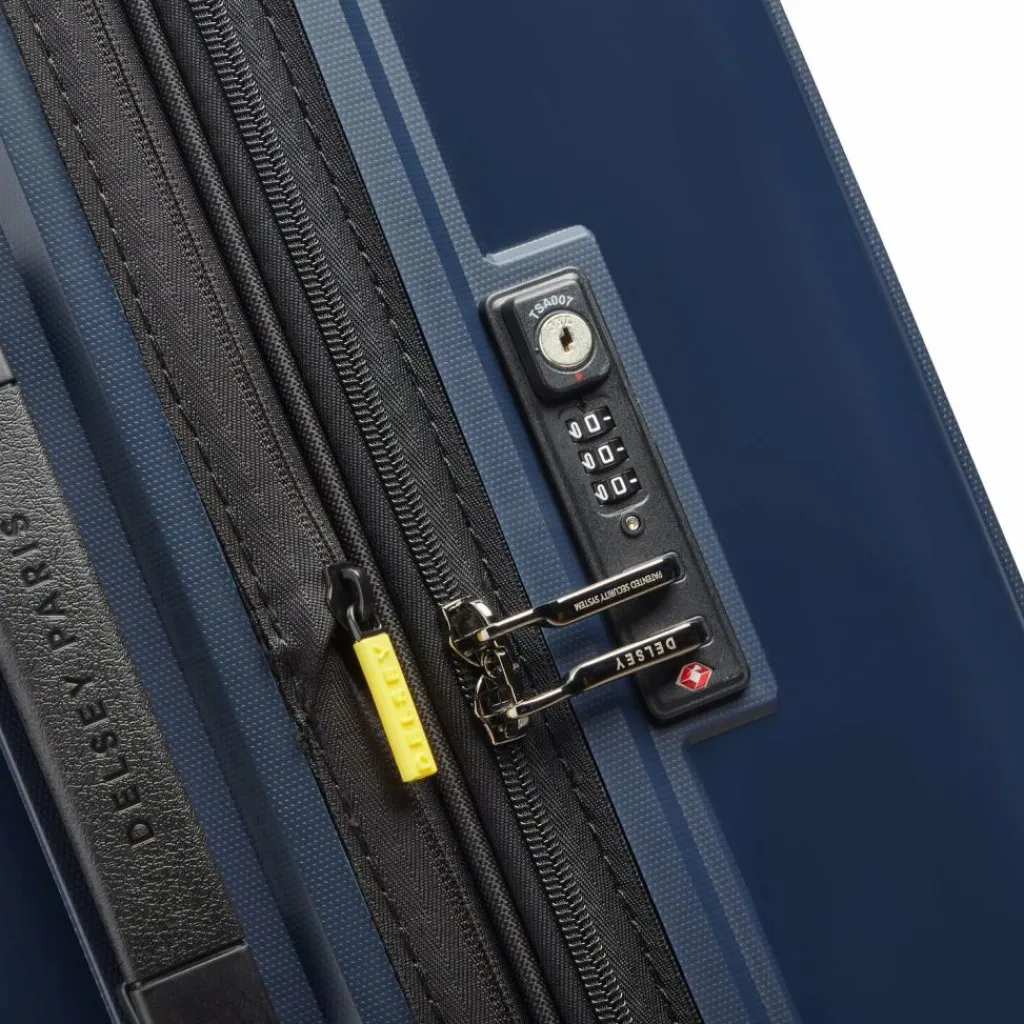 Best Delsey Paris Lutece Se 4 Rollen Trolley 68 cm mit Dehnfalte navy blue