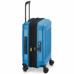Delsey Paris Hartgepäck Kabinengepäck|4-Rollen Kabinentrolleys<Lutece Se 4 Rollen Kabinentrolley 55 cm mit Dehnfalte peacock blue