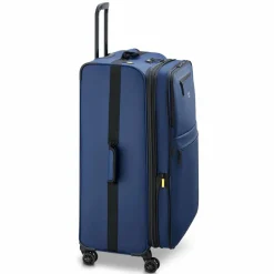 Delsey Paris Maubert 2.0 4 Rollen Trolley 79 cm mit Dehnfalte marineblau