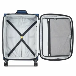 Delsey Paris Weichgepäck|4-Rollen Koffer<Maubert 2.0 4 Rollen Trolley 69 cm mit Dehnfalte marineblau