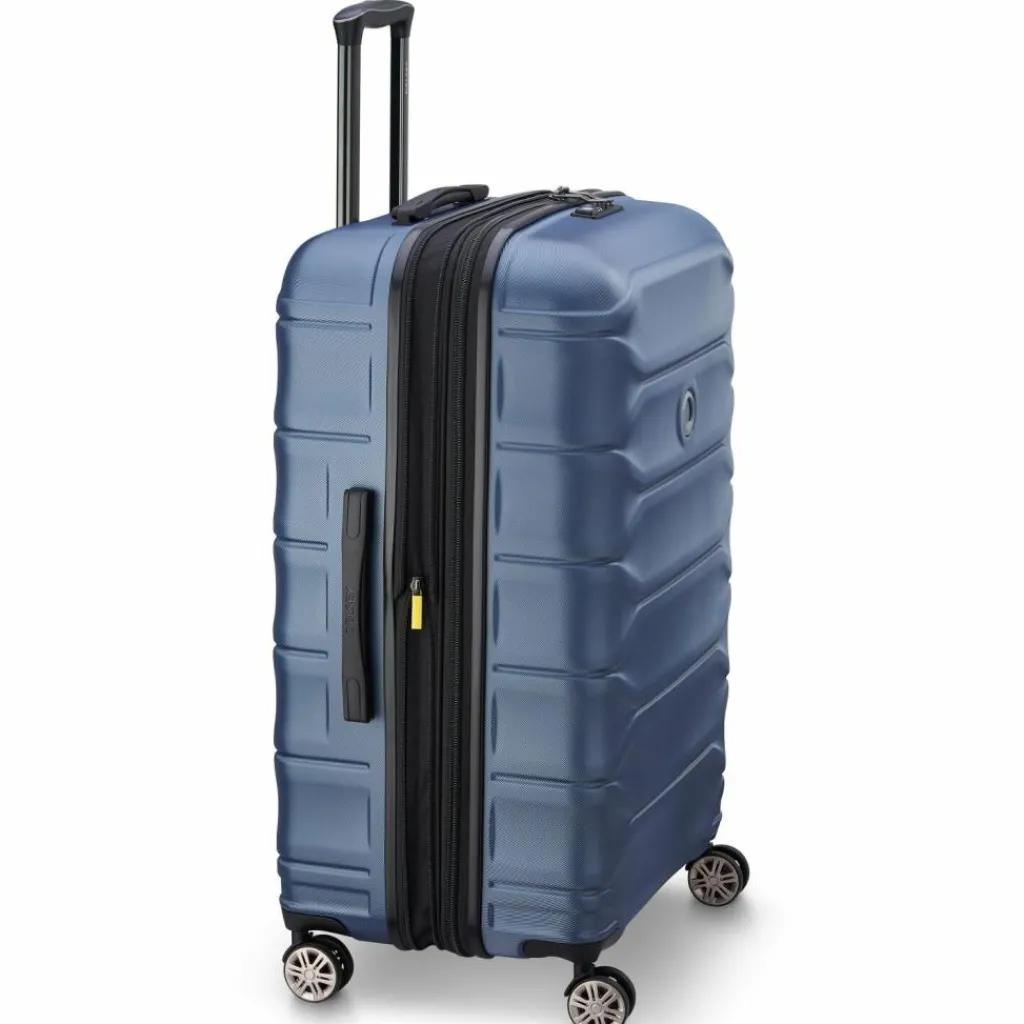 Delsey Paris Meteor 4 Rollen Trolley L 78 cm mit Dehnfalte blue