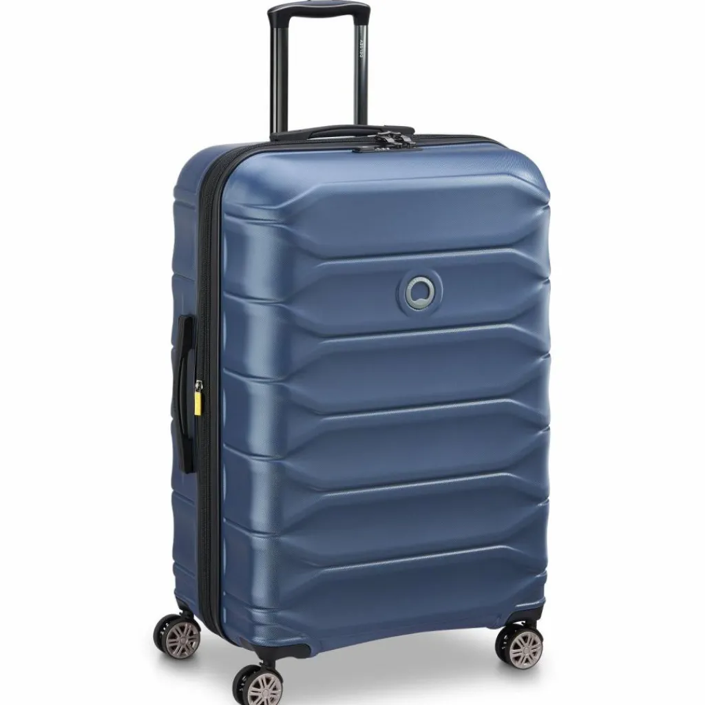 Delsey Paris Meteor 4 Rollen Trolley L 78 cm mit Dehnfalte blue