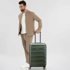 Delsey Paris Meteor 4 Rollen Trolley 68 cm mit Dehnfalte