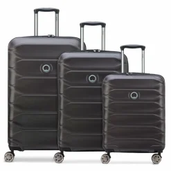 Delsey Paris Meteor 4 Rollen Kofferset 3-teilig mit Dehnfalte