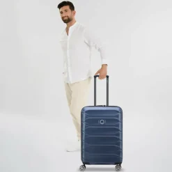 Delsey Paris Meteor 4 Rollen Trolley 68 cm mit Dehnfalte