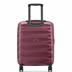 Delsey Paris Hartgepäck Kabinengepäck|4-Rollen Kabinentrolleys<Meteor 4 Rollen Kabinentrolley 55 cm mit Dehnfalte bordeaux