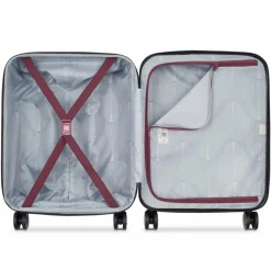 Delsey Paris Hartgepäck Kabinengepäck|4-Rollen Kabinentrolleys<Meteor 4 Rollen Kabinentrolley 55 cm mit Dehnfalte bordeaux