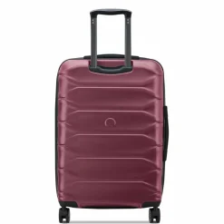 Delsey Paris Hartgepäck|4-Rollen Koffer<Meteor 4 Rollen Trolley 68 cm mit Dehnfalte bordeaux