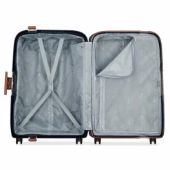 Sale Delsey Paris Moncey 4-Rollen Trolley 69 cm tinte blau