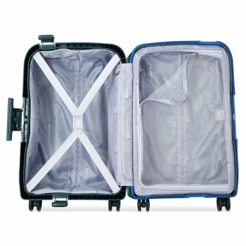 Best Delsey Paris Moncey 4-Rollen Kabinentrolley 55 cm gruen