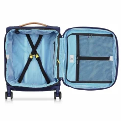 Delsey Paris Weichgepäck Kabinengepäck|4-Rollen Kabinentrolleys<Montmartre 3 4 Rollen Kabinentrolley 55 cm mit Dehnfalte navy blue