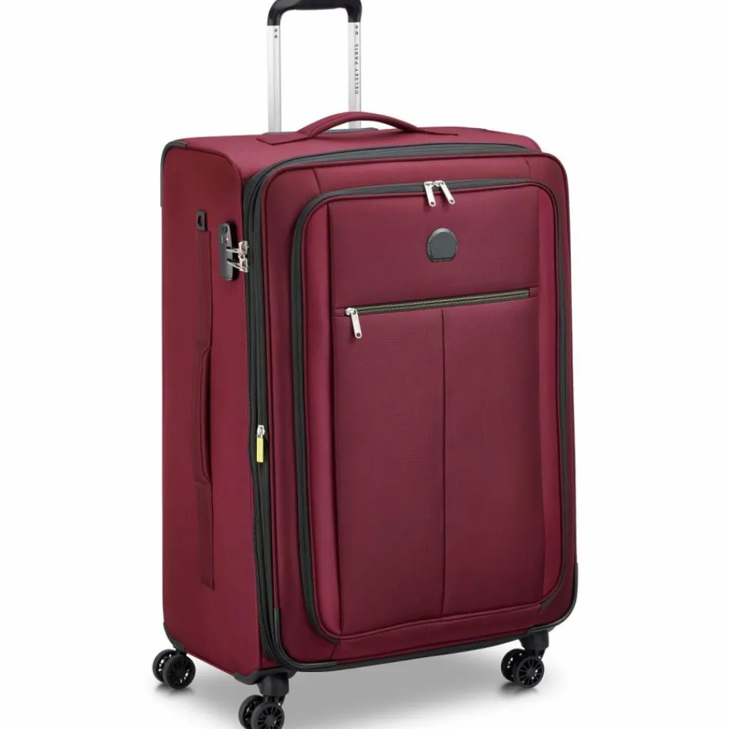 Sale Delsey Paris Pin Up 6 4 Rollen Trolley 79 cm mit Dehnfalte bordeaux rot