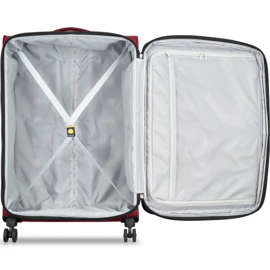 Sale Delsey Paris Pin Up 6 4 Rollen Trolley 79 cm mit Dehnfalte bordeaux rot