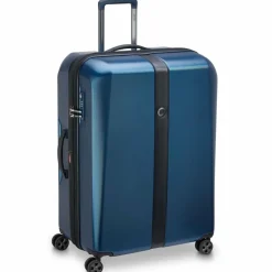 New Delsey Paris Promenade Hard 2.0 4-Rollen Trolley 76 cm blau